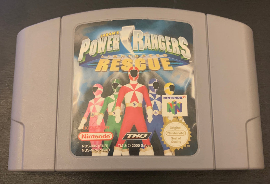 Power Rangers Rescue N64